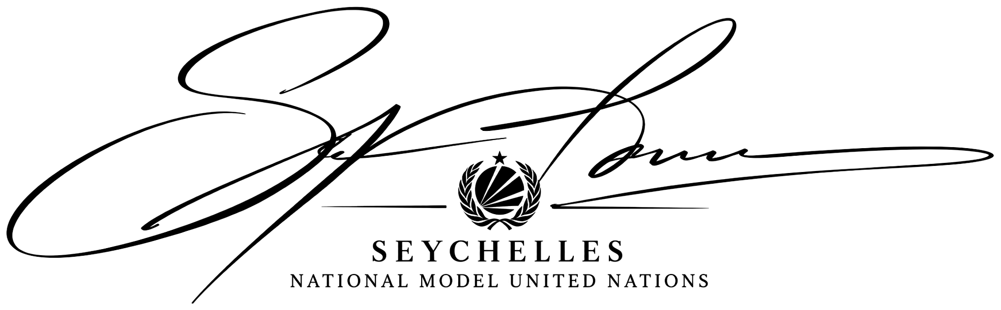 Official signature mark of Seychelles National Model United Nations